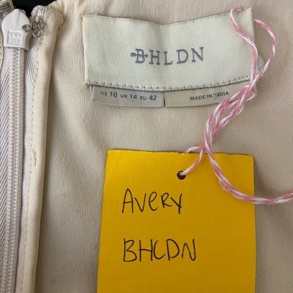 NWT Anthropologie BHLDN Avery Gown Strappy Beaded Bridesmaid - Picture 10 of 10